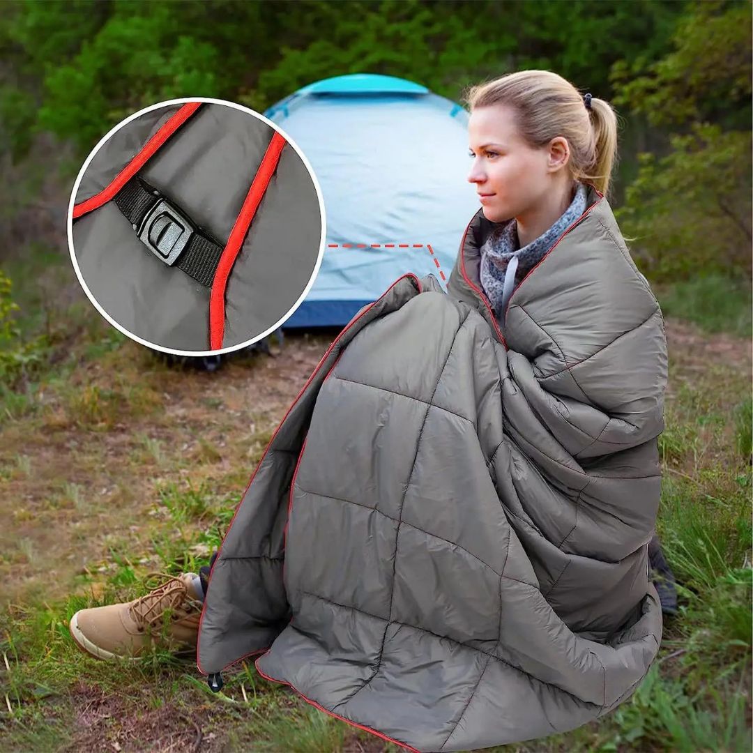 Het ultralicht campingdeken met draagbare zak