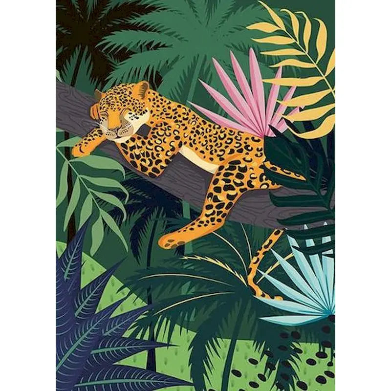 Schilderen op nummer | Kleurrijke patronen | Jungle