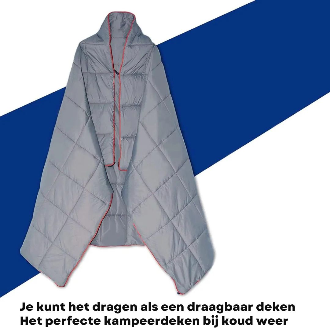 Het ultralicht campingdeken met draagbare zak