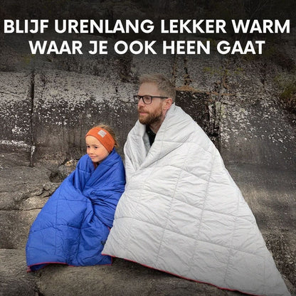 Het ultralicht campingdeken met draagbare zak