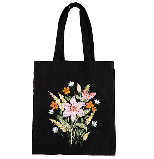 Zwarte tas - Boeket