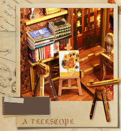 3D houten DIY 'Book Nook' Kit | Creëer je eigen magische boekenhoek
